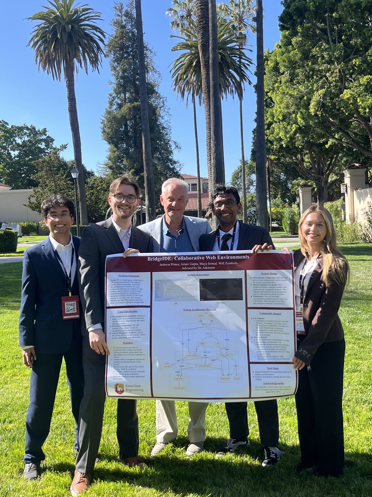 My senior design team